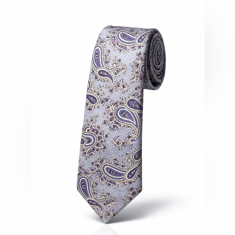 NEW! Cremieux Blue Paisley Tie